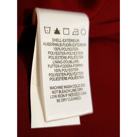 Dress The Population NWT Viola Gown Burgundy Size Large - Picture 11 of 11